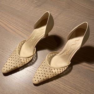 Nina heel with sequence detail.